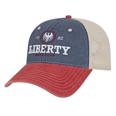 Washed Pigment Dyed Trucker Cap