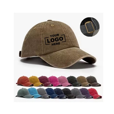 Classic Faded Dad Cap - Embroidered Custom Design