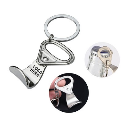 Pull Tab Ring Bottle Opener Keyring