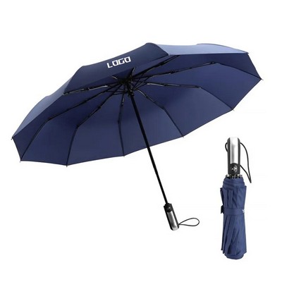 46" Arc Automatic Open Foldable Umbrella