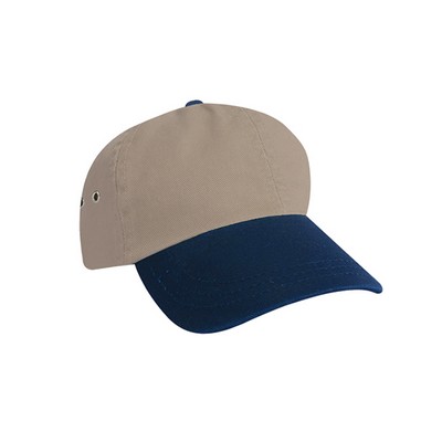 Unconstructed Washed Cotton Twill Polo Cap