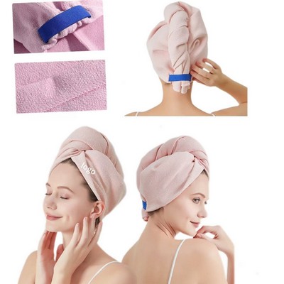 Highly Absorbent And Quick-Drying Hair-Drying Cap