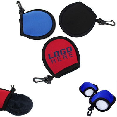 Golf Ball Cleaner Pouch Pocket