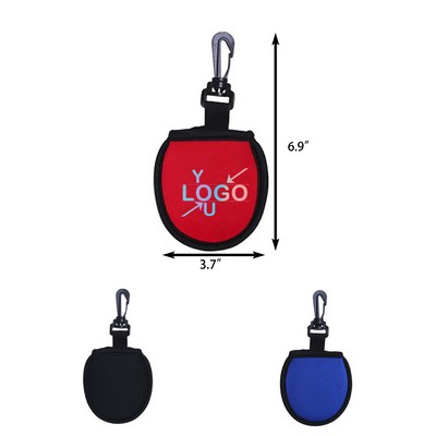 Golf Ball Cleaning Pouch With Clip