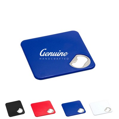 Square Coaster Bottle Opener