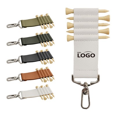 Leather Golf Tee Holder