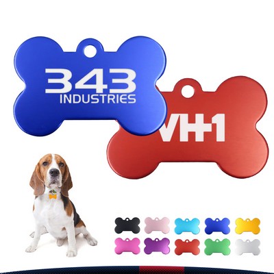 Bone Shaped Dog Tag