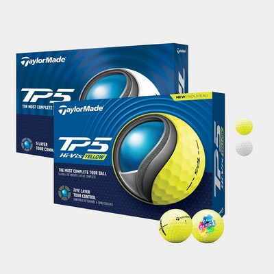 TaylorMade® Softest Five Layer TP5 Hi-Vis Golf Balls