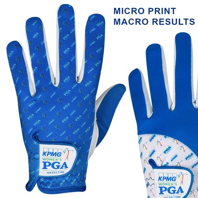 Next-Gen Sublimated Golf Gloves w/ Cabretta Leather Palm