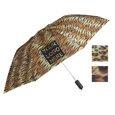 42" Arc Assorted Animal Print Folding -Leopard-Tiger-Cheetah 3/23 DISCONTINUED