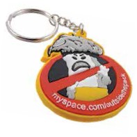 1" 3D PVC Key Tag