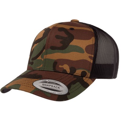 Yupoong¨ YP Classicsª Camo Retro Trucker Cap (Embroidered)