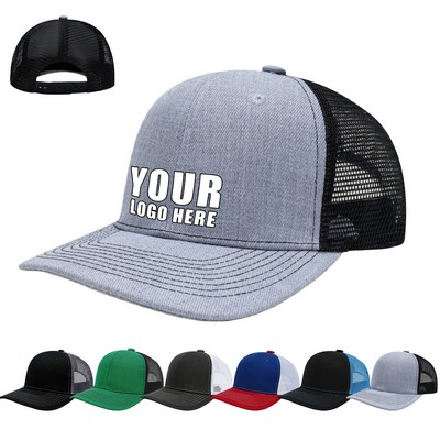 Two-Tone Baseball Cap with Curved Brim