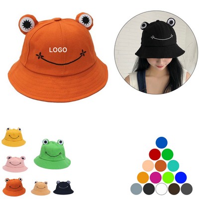 Frog Shaped Kids Bucket Hat