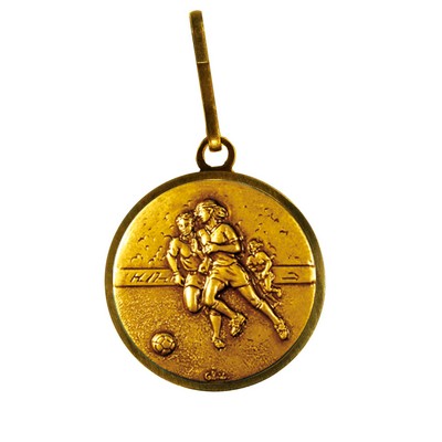 Zipper Pull with 1" Event- Soccer Female