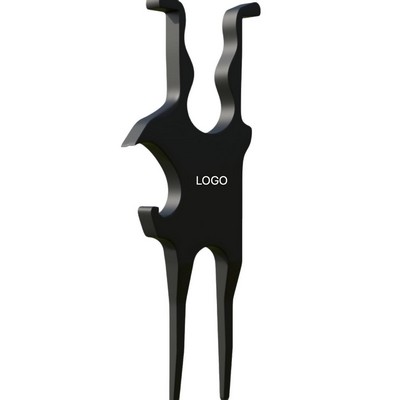 6in1 Tactical Golf Multi-Tool Cigar Holder, Divot Repair & Bottle Opener