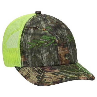 Otto Mossy Oak Camouflage Low Pro Baseball Cap w/Mesh