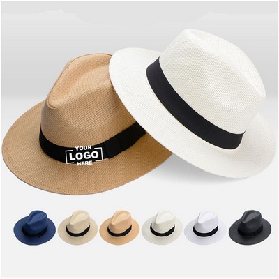 Wide Brim Panama Straw Hat