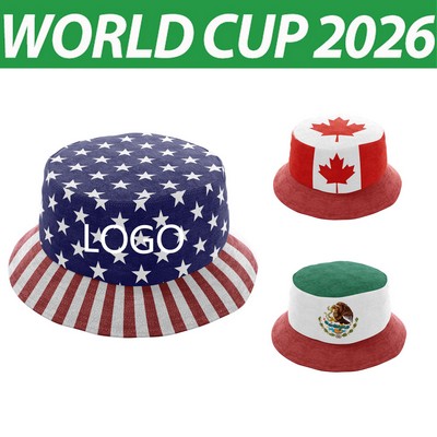Csutom 2026 FIFA World Cup Bucket Hat For Men Woman
