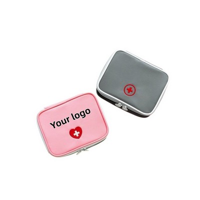 5.1" x 3.9" x 1.6" Travel First Aid Organizer Case