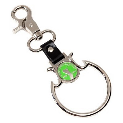 Towel Ring with Soft Enamel Ball Marker