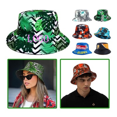 Sublimated Unstructured Bucket Hat