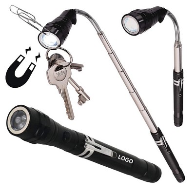 Telescopic Magnetic 3-LED Pick-Up Tool