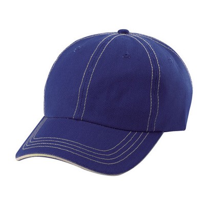 Garment Washed Jacquard Canvas Cap