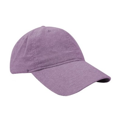 Unconstructed Garment Washed Pigment Dyed Solid Cap