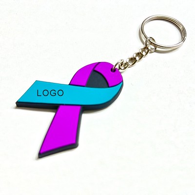 3.5"X1.5"2D Soft Pvc Keychain