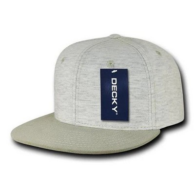 Decky Heather Jersey Knit Snapback Cap