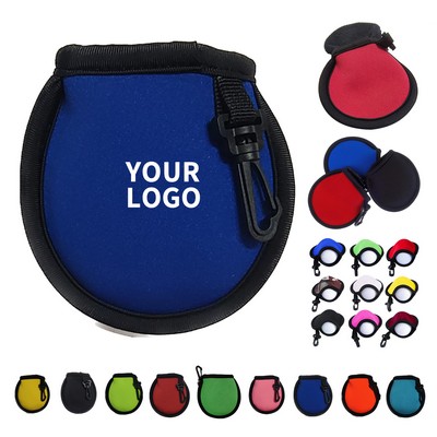 Dual Material Golf Ball Cleaning Pouch