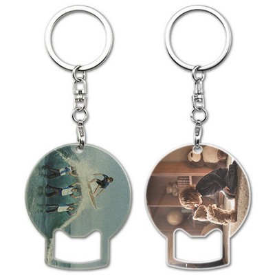 Style 5 Full Color Bottle Opener Keychain