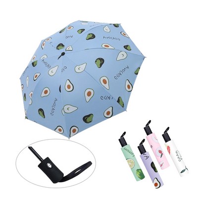 Compact Umbrella with Case Full Color Design