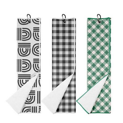 Pure Cotton Composite Microfiber Golf Sports Towel