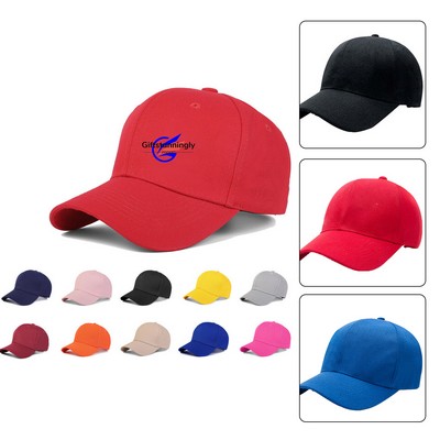 6 Panel Baseball Cap