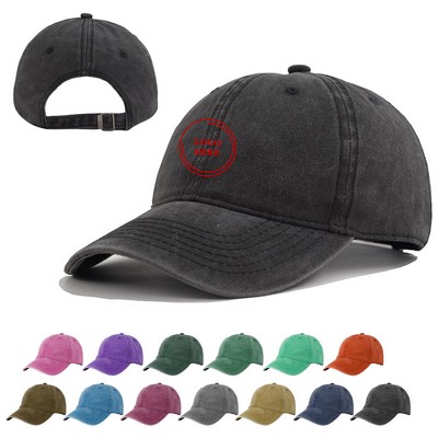 Outdoor Cap Garment Washed Dad Hat