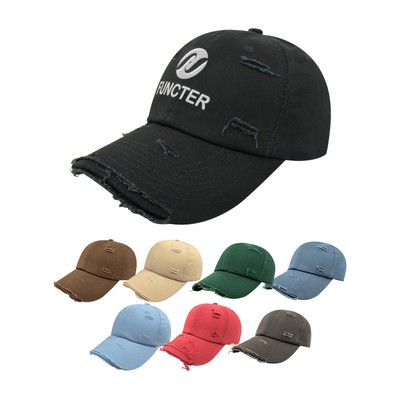 Baseball Cap With Holes