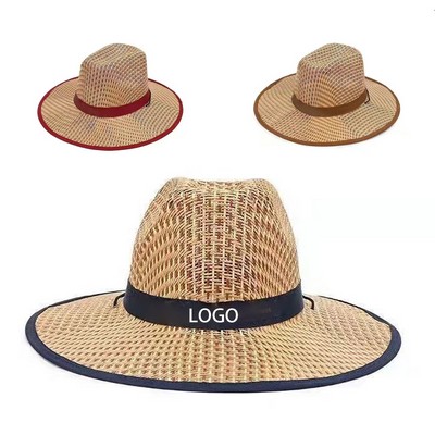 Customizable Straw Sun Hat