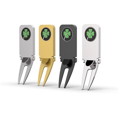 Golf Divot Tool Ball Marker Cigar Holder