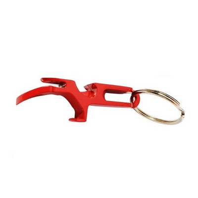 4" 1 Zinc Alloy Shotgun Opener Keychain