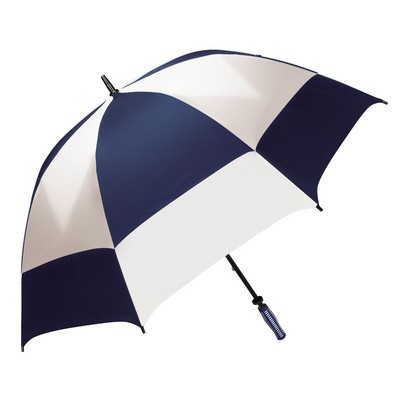 Super-Oversized Vented Checkerboard Golf Umbrella