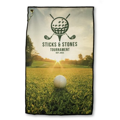Microfiber Waffle Golf Towel (Pro Vision Sublimated)