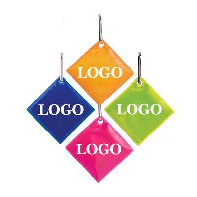 Diamond Reflective Zipper Pull