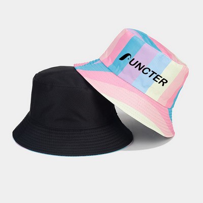 Double-Sided Wear Polyester Pride Hat Sun Hat