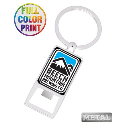 Union Printed - Metal Beer Bottle Opener Keychain - Full Color
