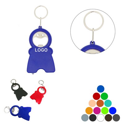 Smile Keychain Bottle Opener