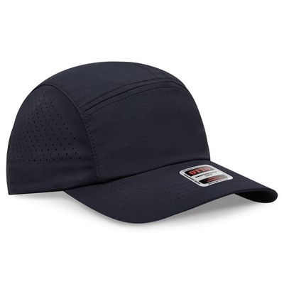 OTTO CAP 5 Panel Running Hat w/ Elastic Soft Visor