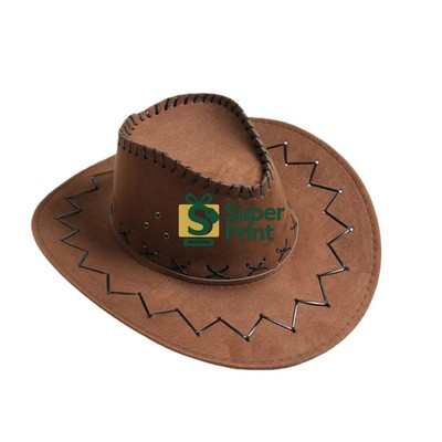 Outdoor Sun Shading Suede Cowboy Hat