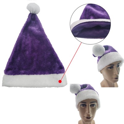 Christmas Plush Adult and Kid Hat